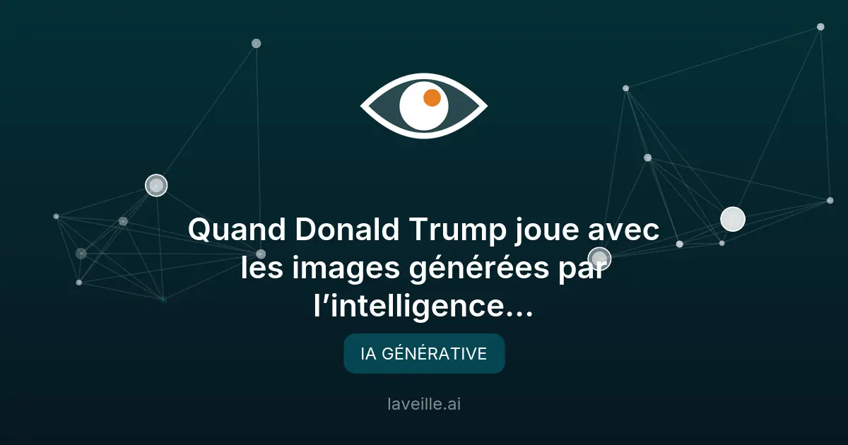 Trump et l'IA : les images générées en politique