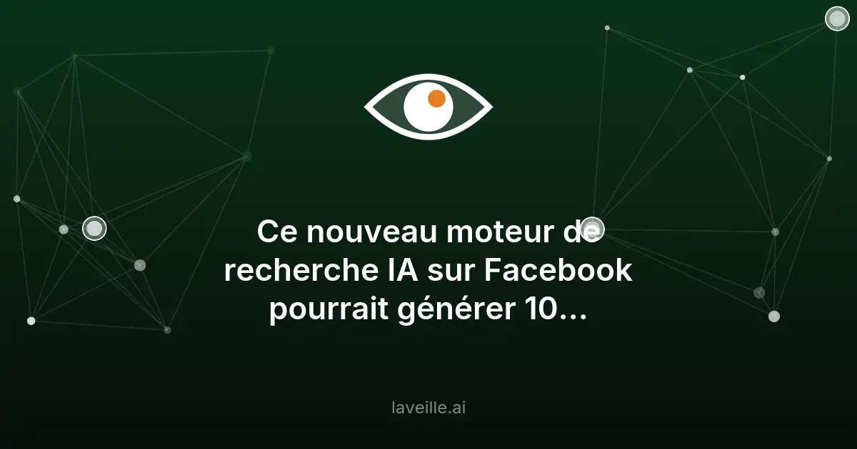 AI Mode : Meta lance un moteur de recherche IA sur Facebook