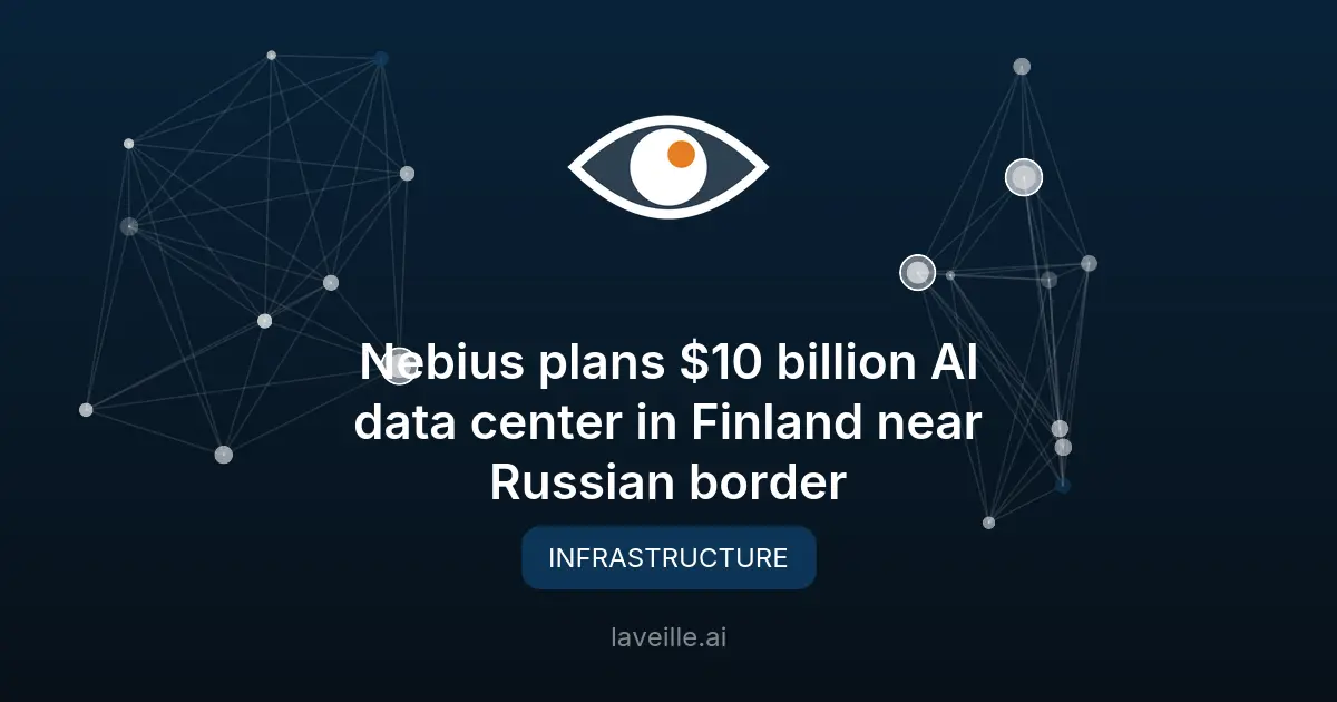 Nebius investit 10 milliards dans un centre de données IA en Finlande