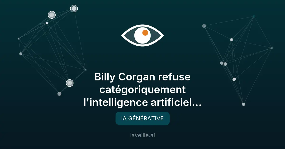 Billy Corgan contre l'IA musicale : un pacte avec le diable