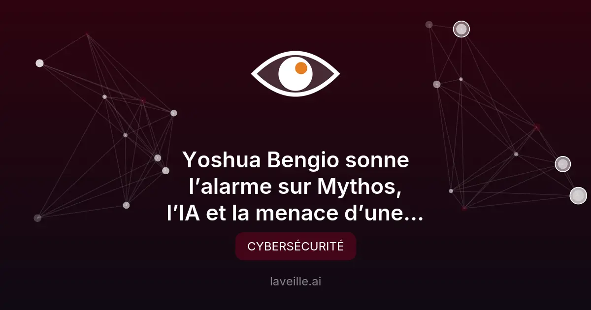 Yoshua Bengio alerte sur les risques de l'IA en cybersécurité