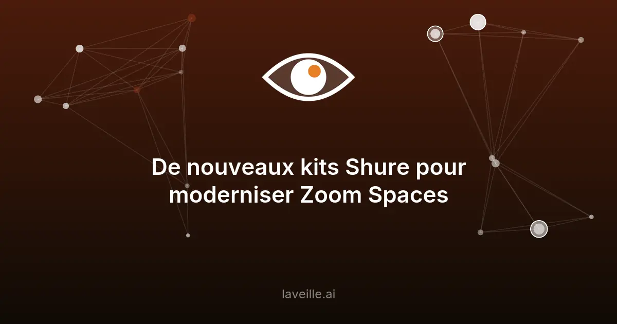 Shure et Zoom lancent des kits pour réunions IA