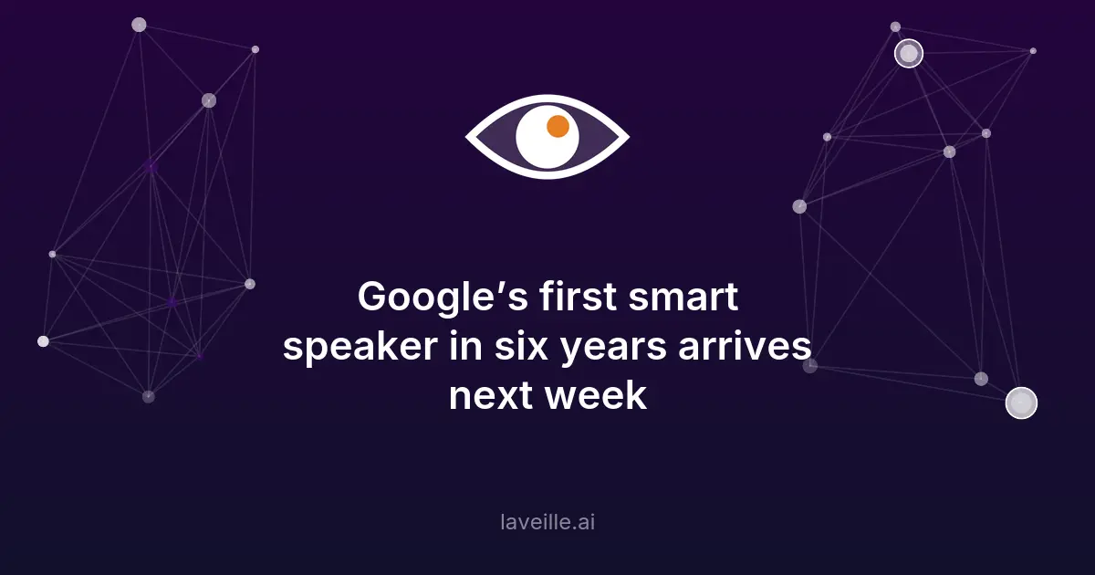 Google Home Speaker : le nouveau haut-parleur intelligent avec Gemini