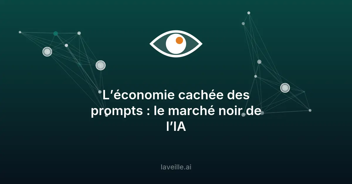 Marché noir des prompts IA : risques et opportunités