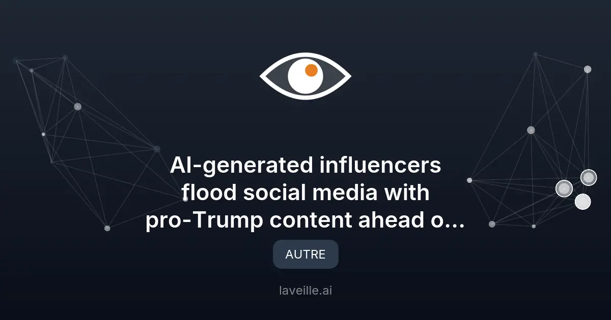 L'IA et la désinformation : influenceurs pro-Trump sur les réseaux