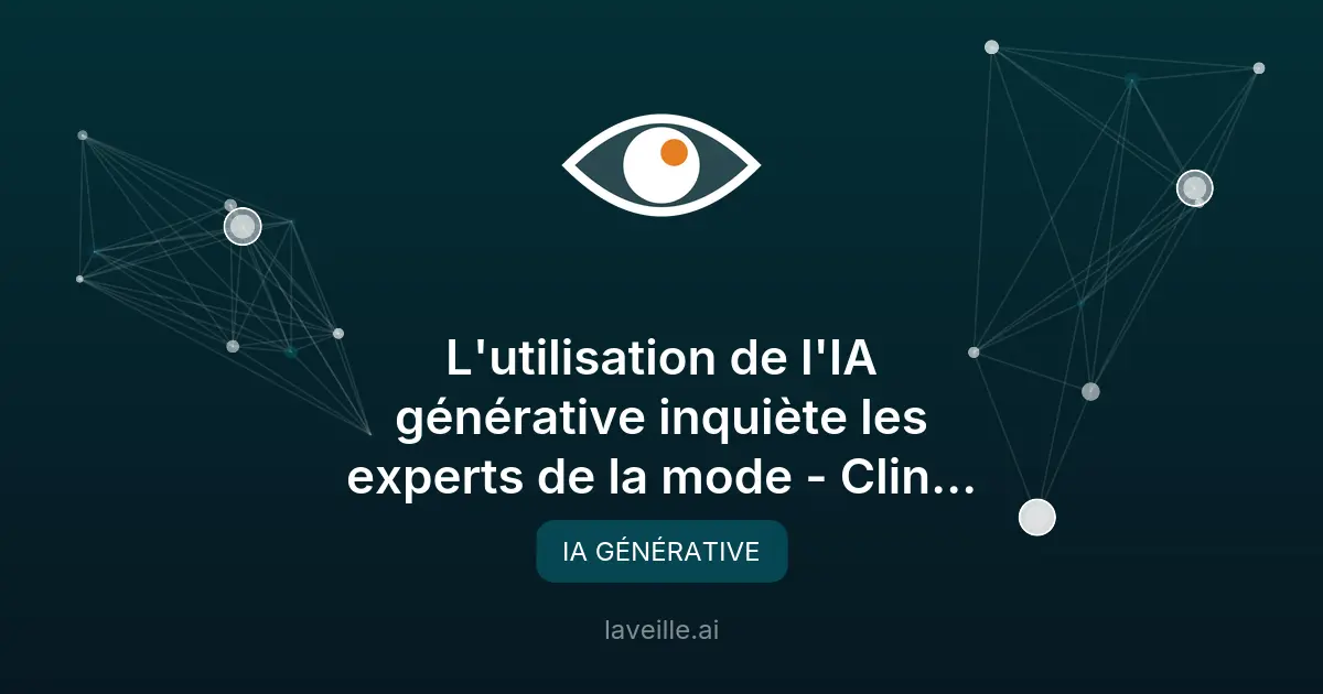 Impact de l'IA générative sur l'industrie de la mode