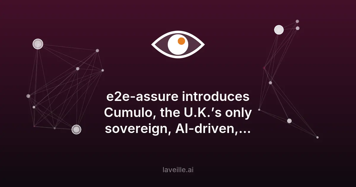 Cumulo : la plateforme SOC souveraine et IA d'e2e-assure