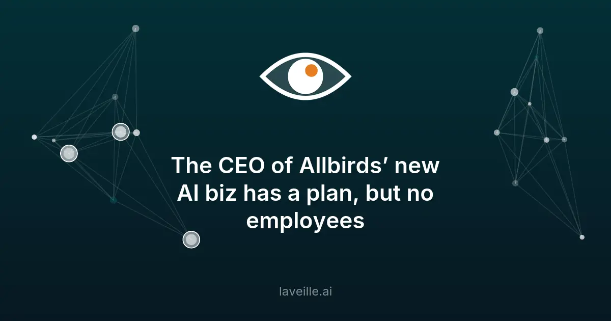 Smartbird : Allbirds se reconvertit dans l'infrastructure IA