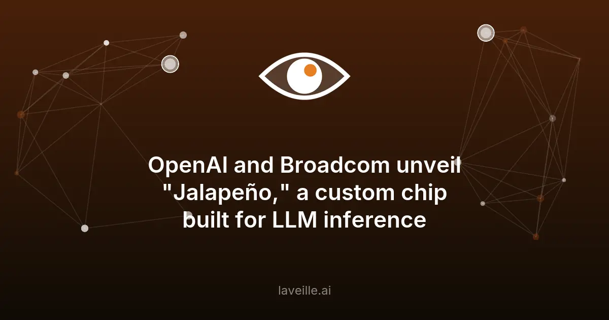 OpenAI et Broadcom lancent la puce 'Jalapeño' pour les LLM