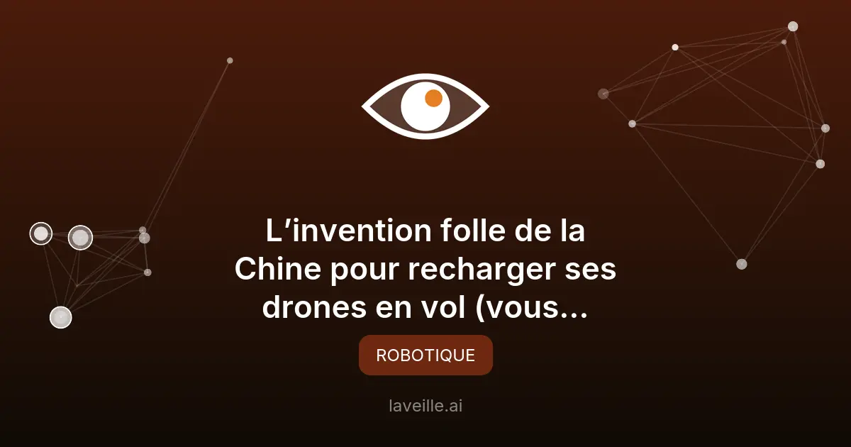 Recharge de drones par micro-ondes : l'innovation chinoise