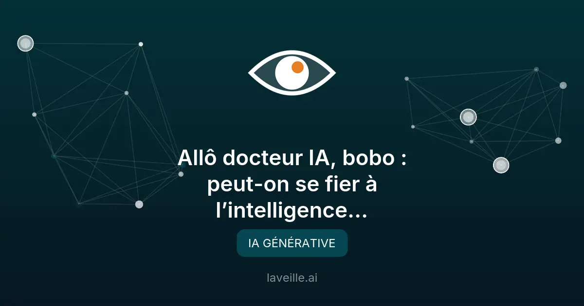 Confiance en l'IA pour la santé : enjeux et risques