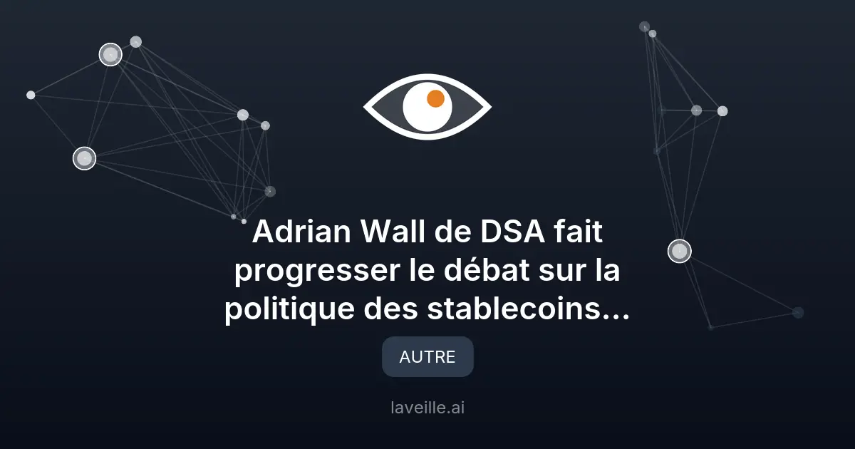 Adrian Wall débat des stablecoins à Harvard