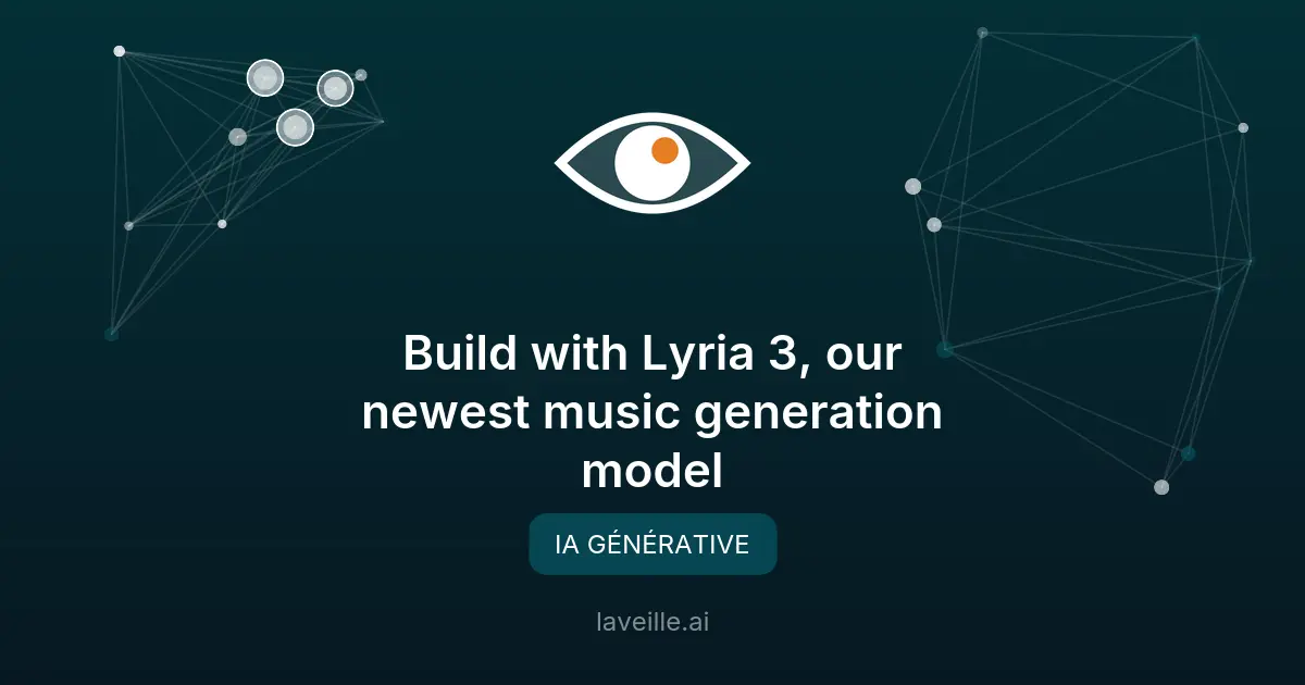 Lyria 3 : le nouveau modèle musical IA de Google