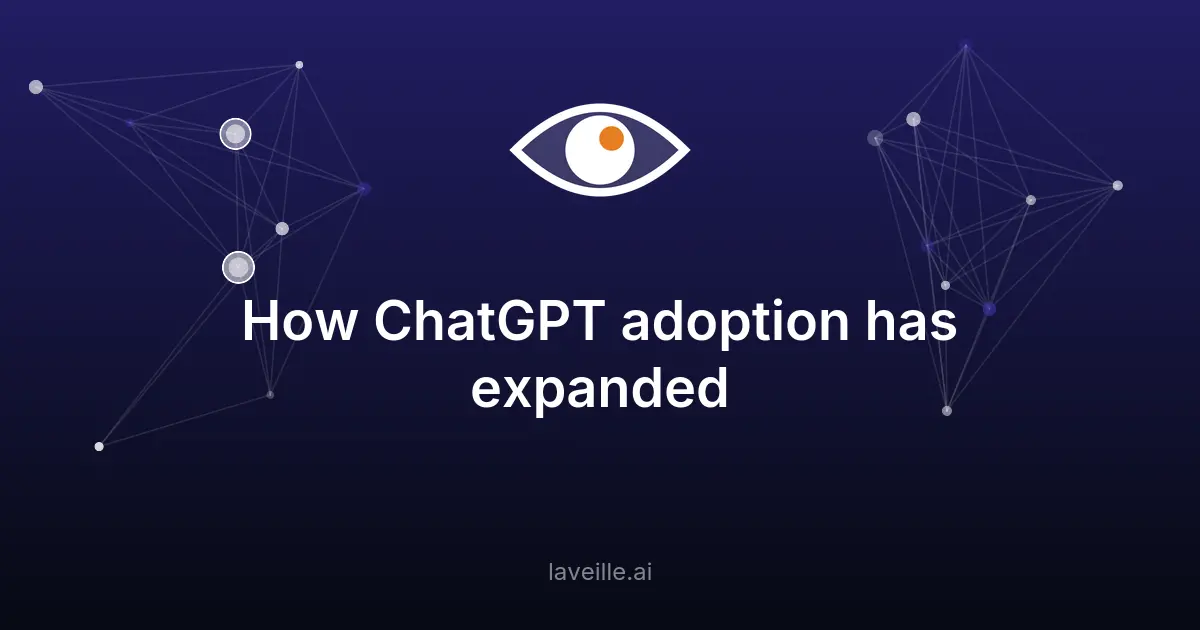 Croissance de l'adoption de ChatGPT selon OpenAI
