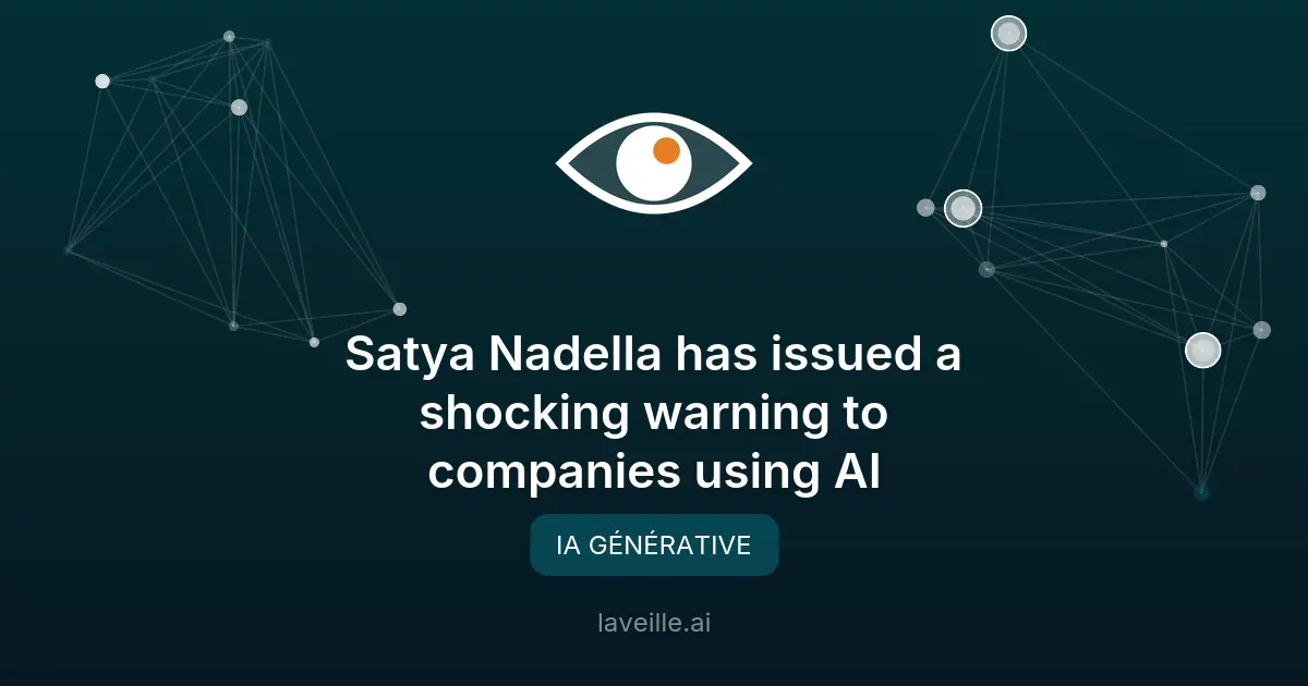 Satya Nadella avertit des risques de l'IA propriétaire