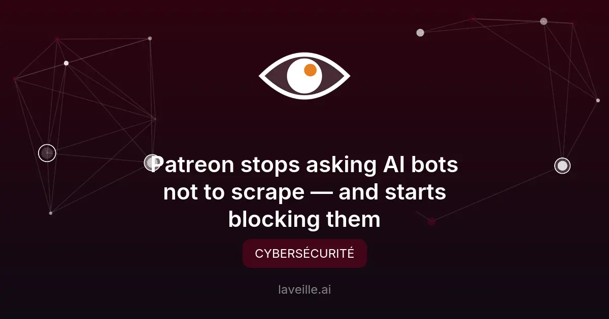 Patreon bloque les bots d'IA pour protéger les créateurs