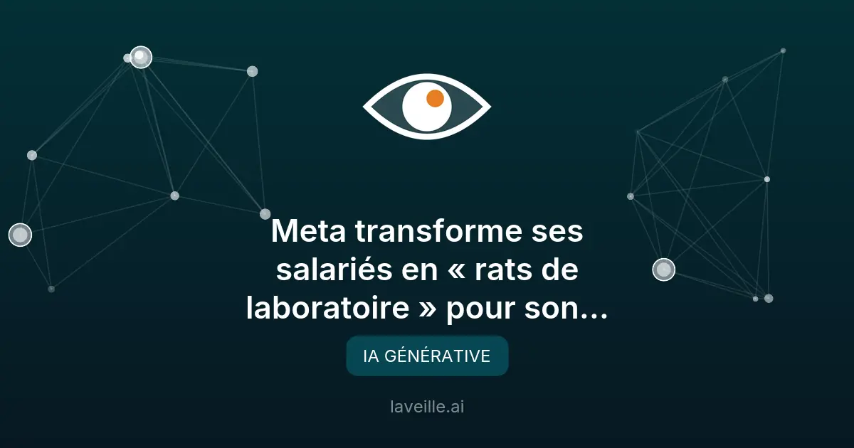 Meta utilise ses employés pour entraîner son IA