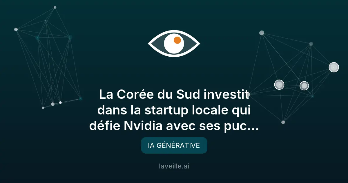 La Corée du Sud investit dans Rebellions pour défier Nvidia