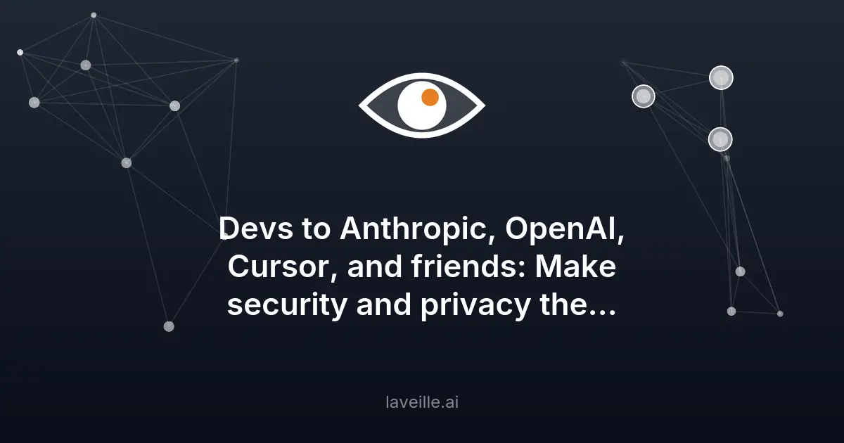 Sécurité et confidentialité des outils d'IA pour le développement
