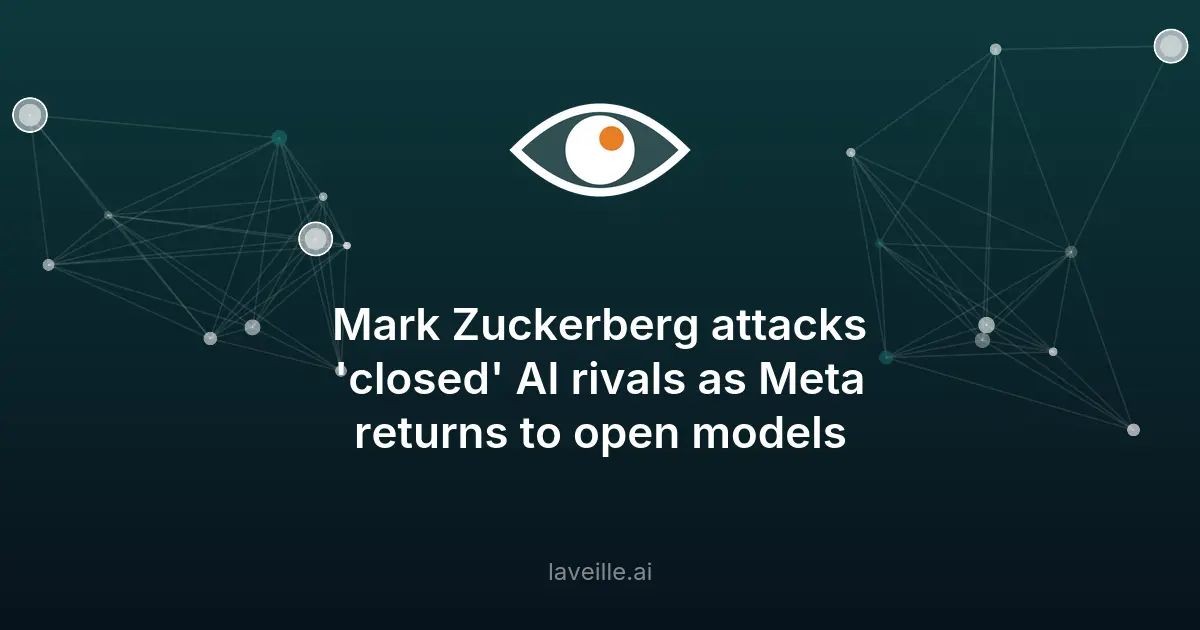 Zuckerberg défend les modèles d'IA open source face aux rivaux