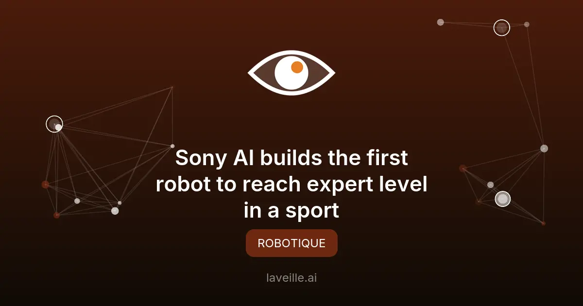 Sony crée un robot champion de tennis de table