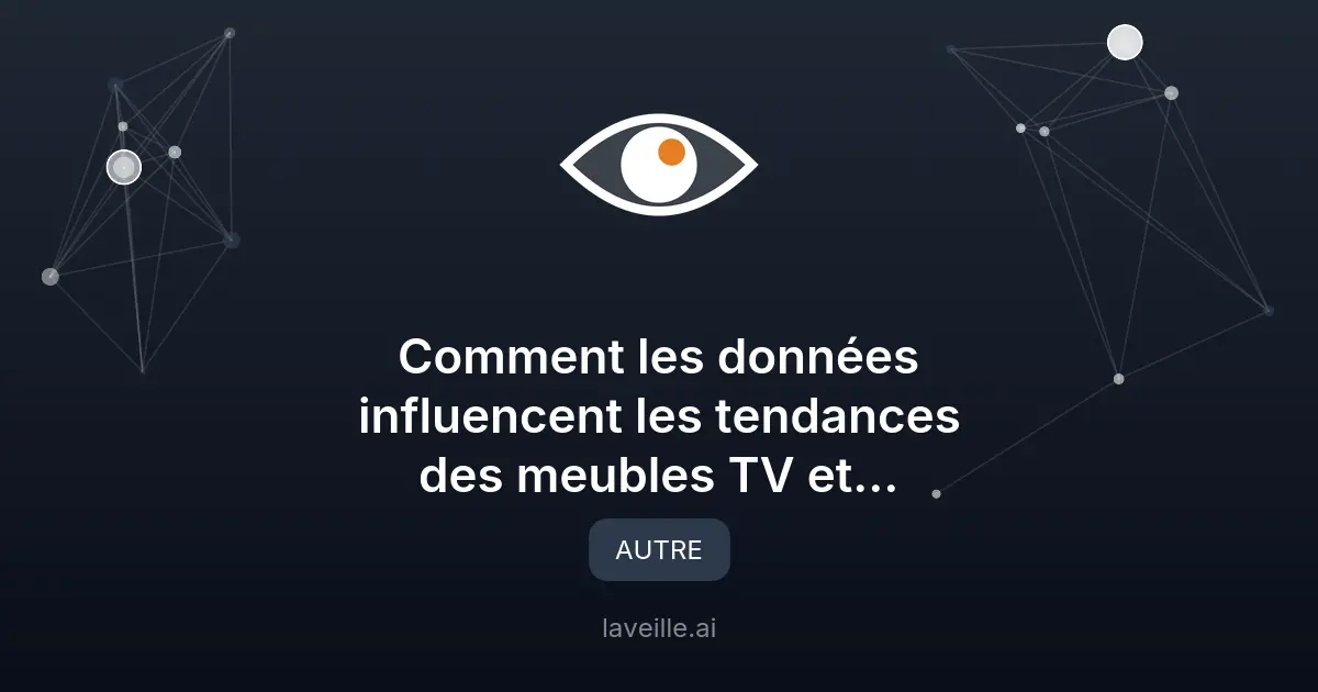 Influence des données sur le design des meubles TV