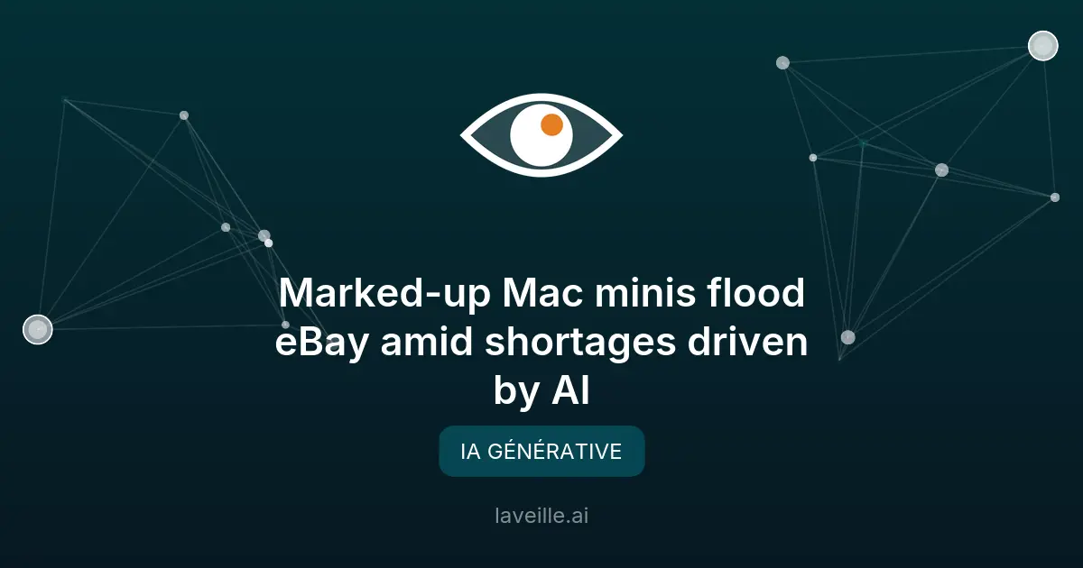Rupture de stock Mac mini M4 à cause de l'IA