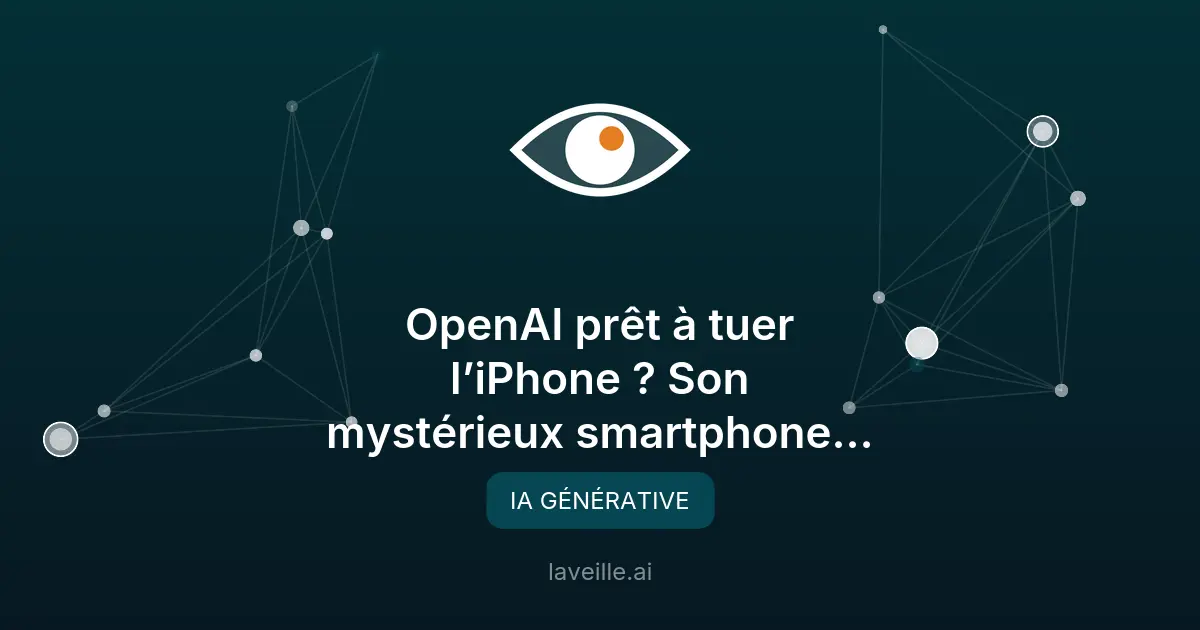 OpenAI : un smartphone 100 % IA en développement ?
