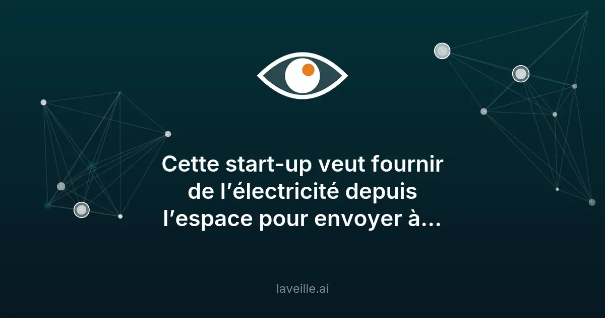 Énergie spatiale pour data centers : le projet révolutionnaire