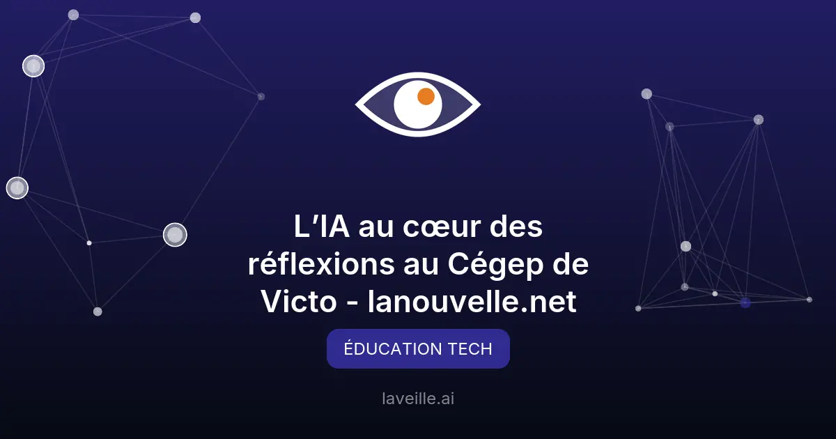 L'IA transforme l'éducation au Cégep de Victo