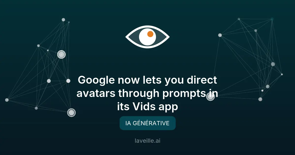 Google Vids : avatars IA et export YouTube simplifié