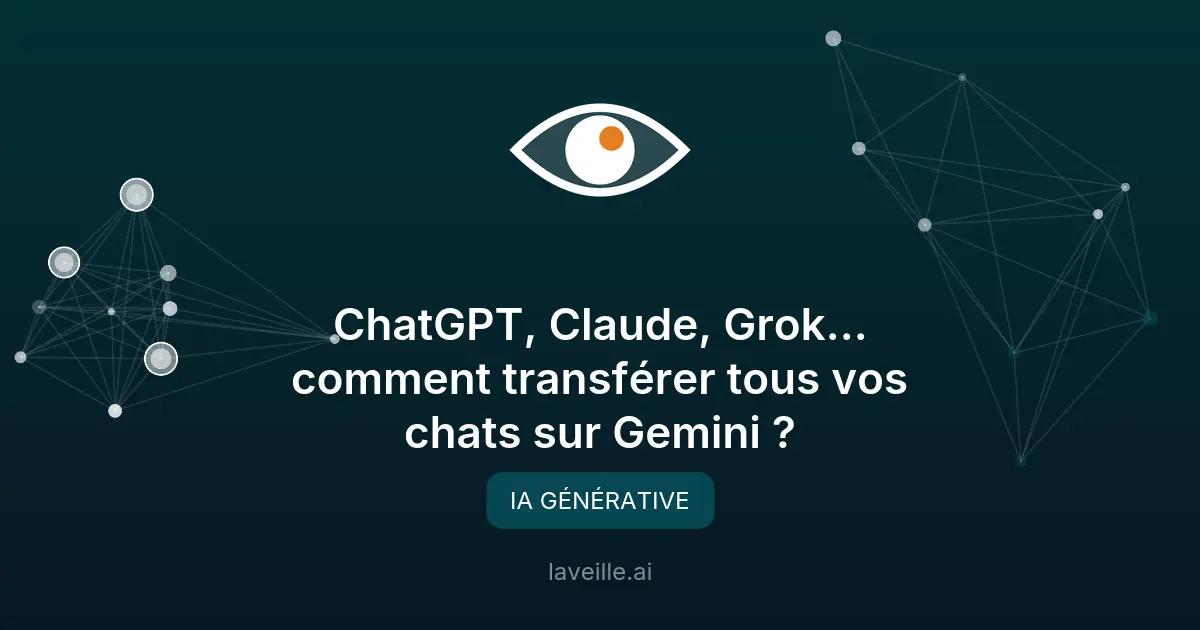 Transférez vos conversations IA vers Gemini avec Google