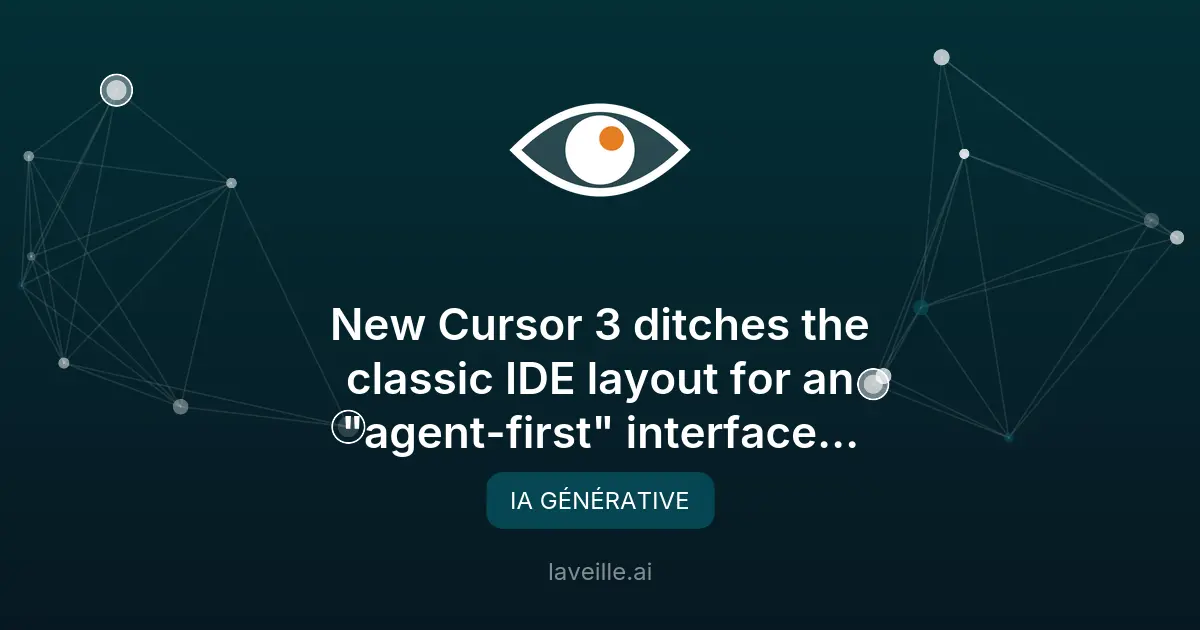 Cursor 3 : L'IDE révolutionnaire pour le codage IA