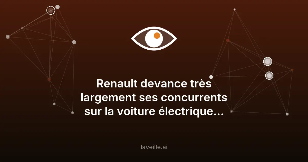 Renault leader des voitures électriques en avril 2026