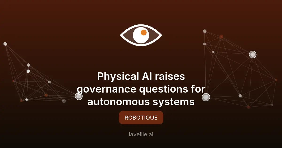 Gouvernance de l'IA physique : enjeux et solutions