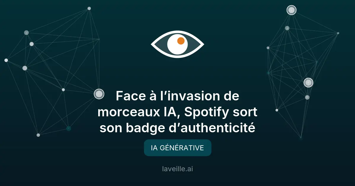 Spotify lance un badge contre les morceaux IA