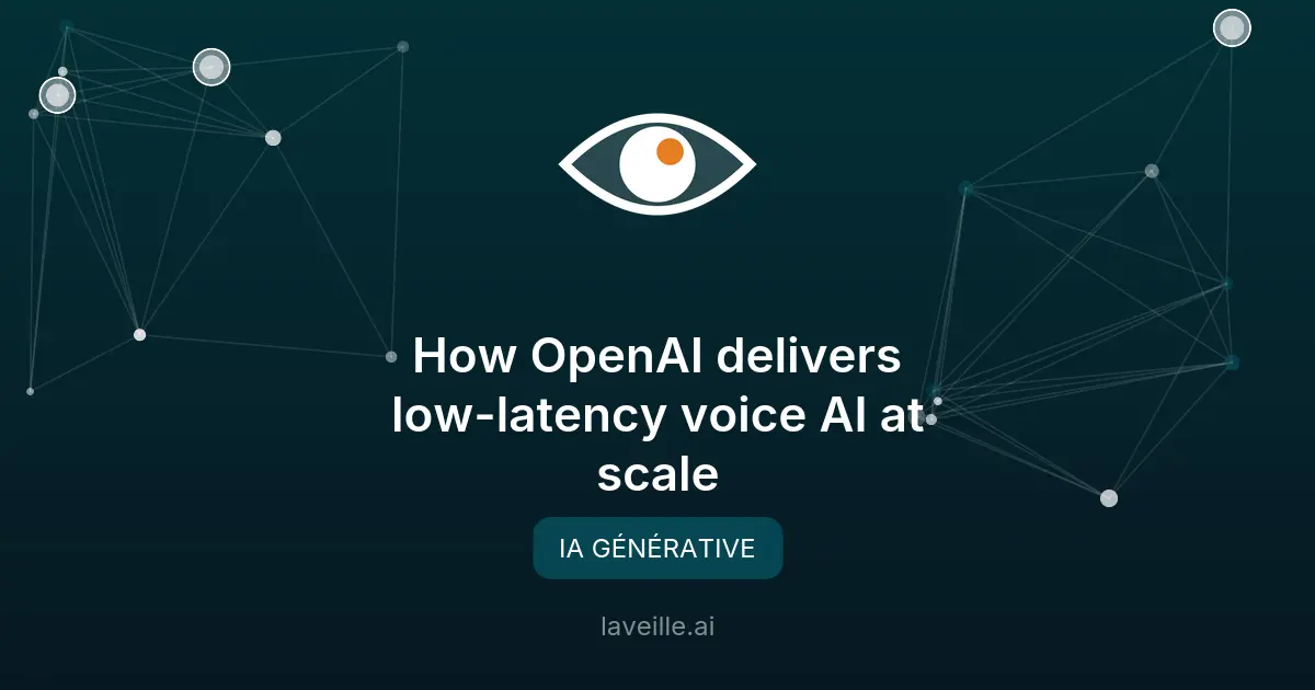 OpenAI révolutionne l'IA vocale avec faible latence