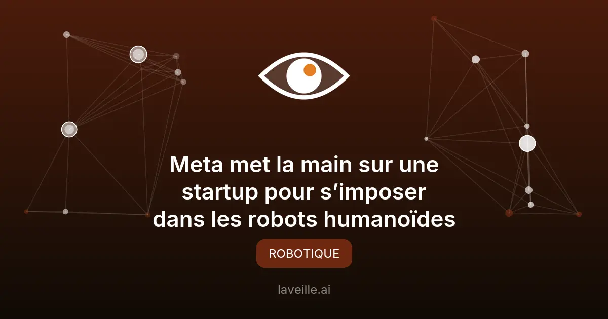 Meta acquiert ARI pour dominer les robots humanoïdes