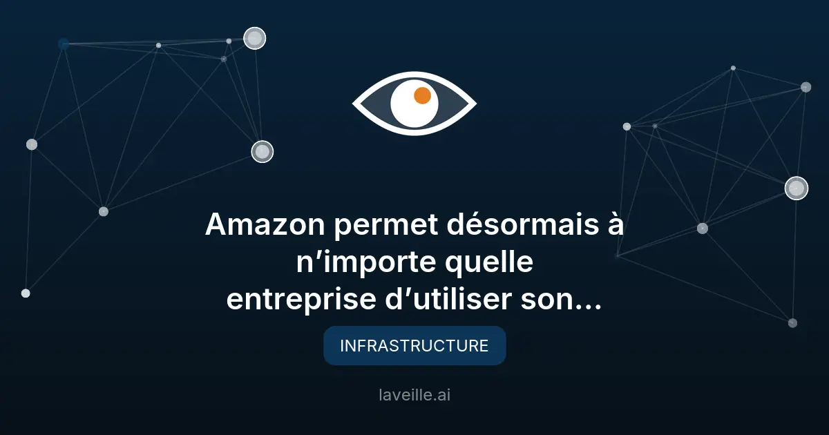 Amazon ouvre son réseau logistique à toutes les entreprises