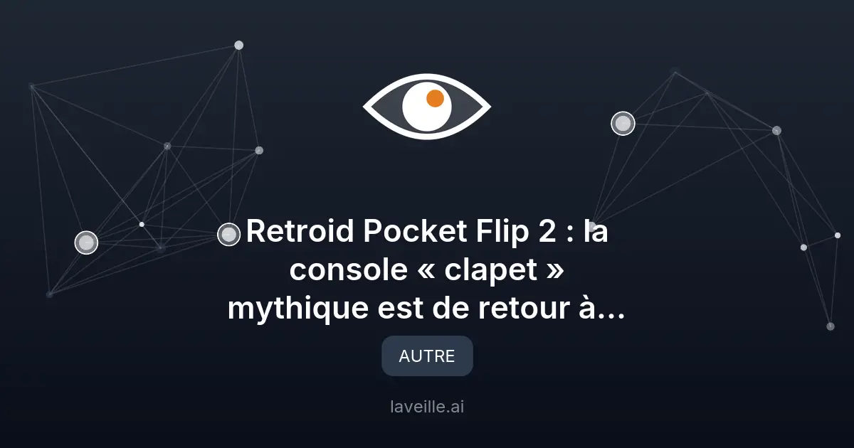 Retroid Pocket Flip 2 à -45% : la promo French Week