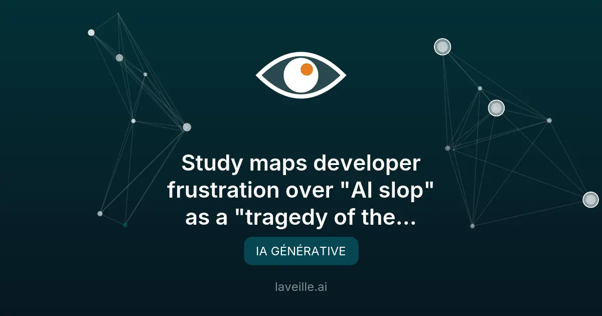 Frustration des développeurs face à l'IA générative : étude clé