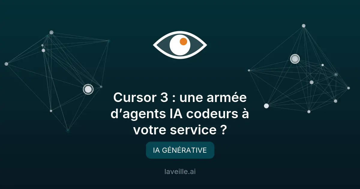 Cursor 3 : révolution du codage avec des agents IA autonomes