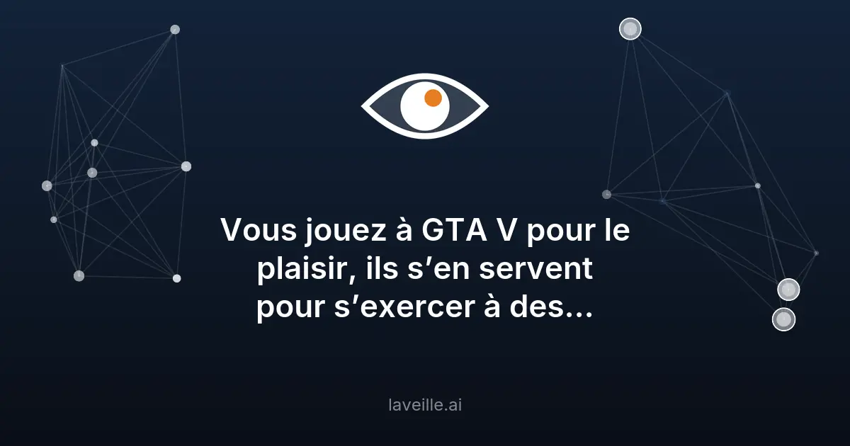 GTA V transformé en simulateur de drones pour l'armée