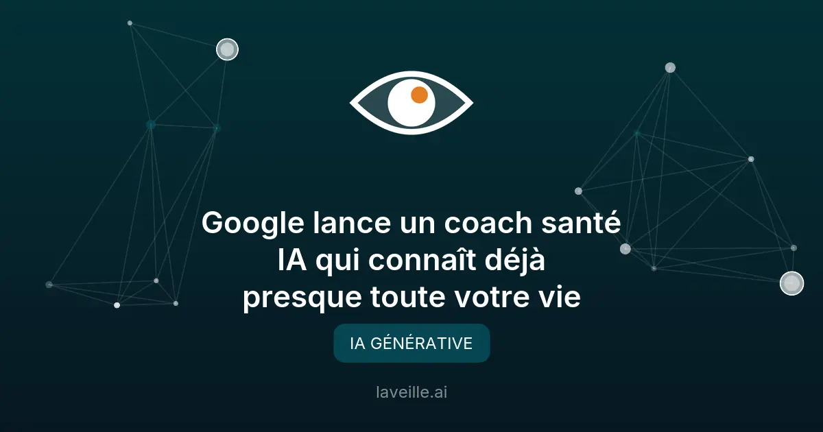 Google lance un coach santé IA avec Gemini et Fitbit Air