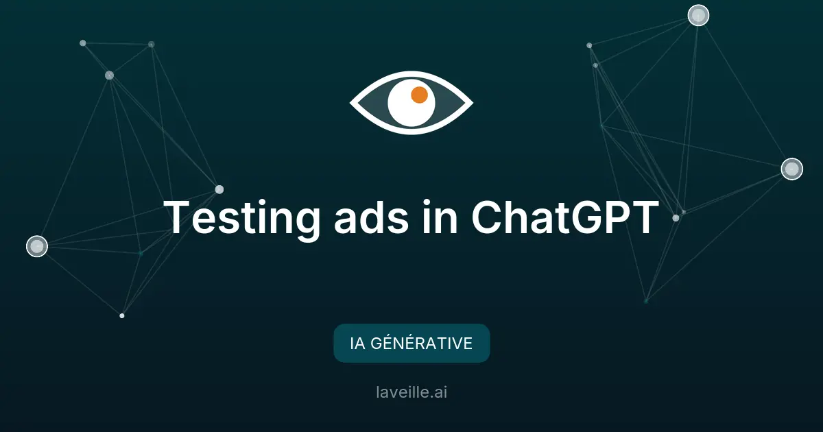 OpenAI teste des publicités dans ChatGPT