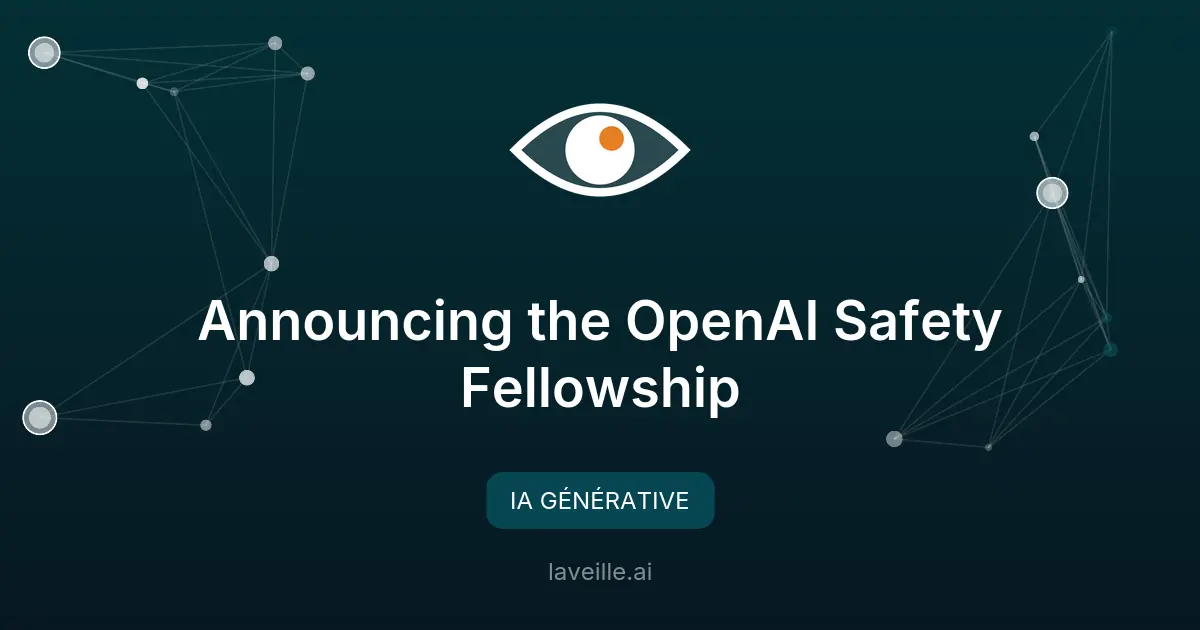OpenAI lance le Safety Fellowship pour la sécurité en IA