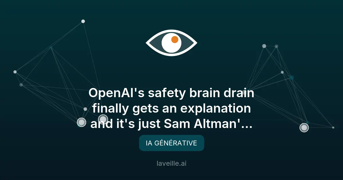 Sam Altman explique les départs des chercheurs en sécurité d'OpenAI