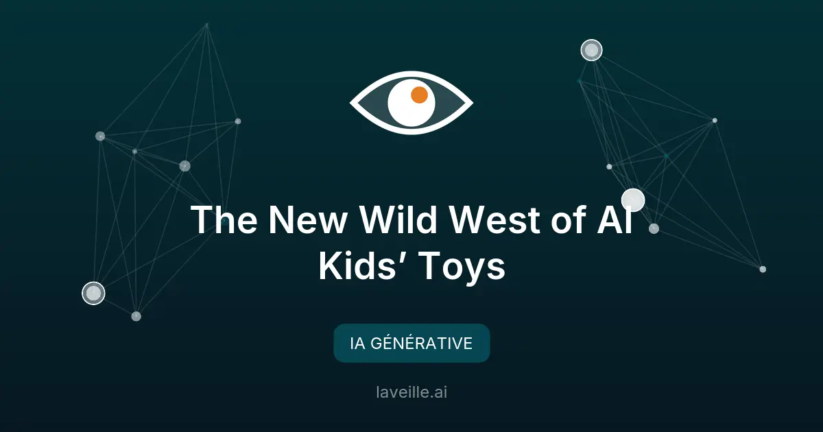 Jouets IA pour enfants : risques et régulation