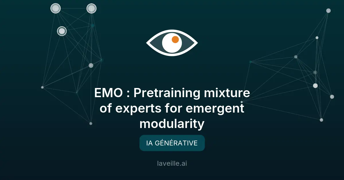 EMO : le modèle MoE modulaire révolutionnaire d'AllenAI