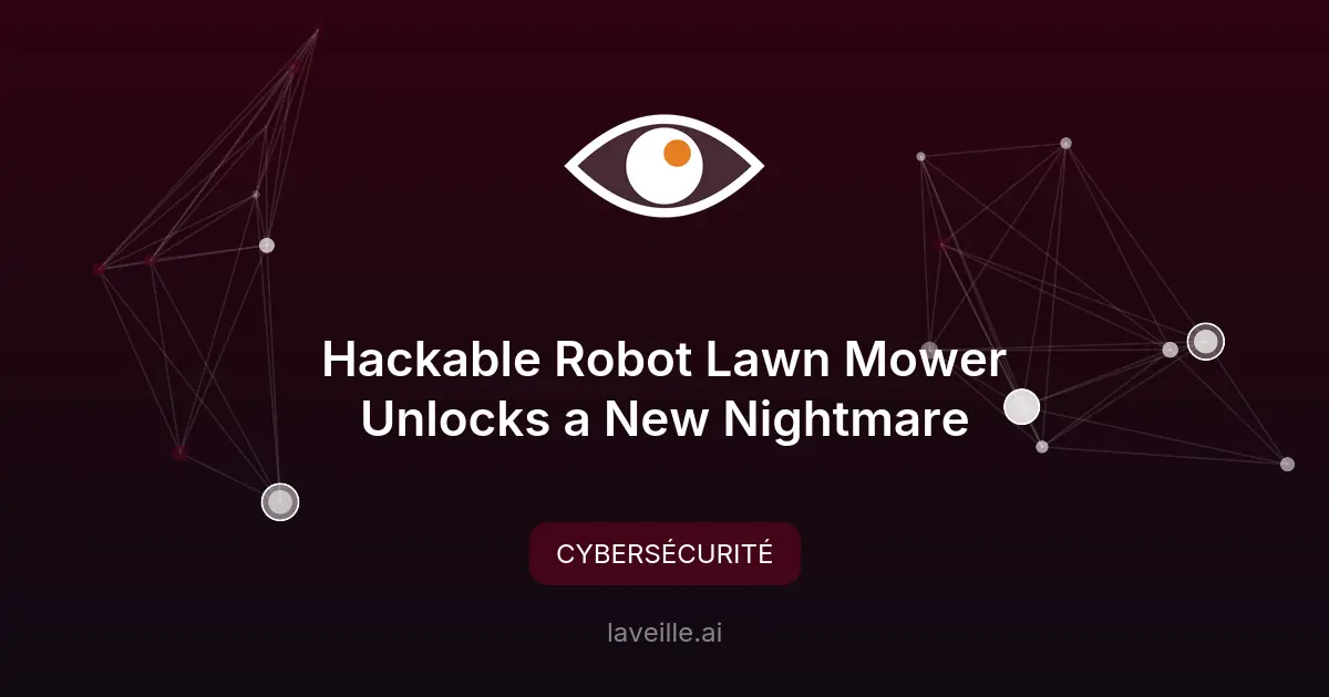 Vulnérabilités critiques du robot tondeuse Yarbo